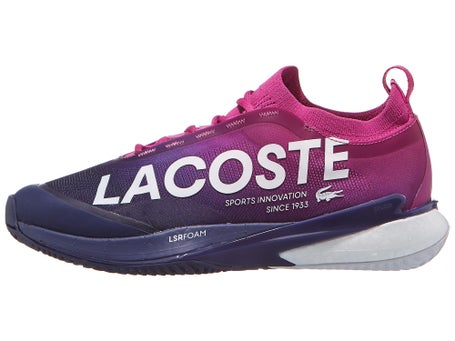 Lacoste AG LT 25 Lite SANDPLATZ Damenschuh Pink Dunkelblau