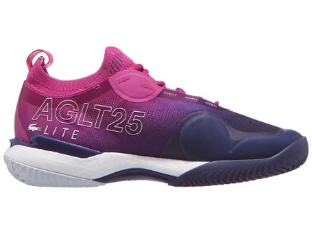 Lacoste AG LT 25 Lite SANDPLATZ Damenschuh Pink Dunkelblau
