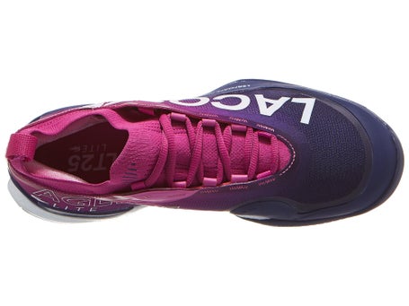 Lacoste AG LT 25 Lite SANDPLATZ Damenschuh Pink Dunkelblau