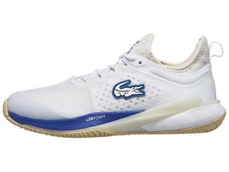Lacoste AG LT 23 Lite SANDPLATZ Damenschuh Weiß Blau