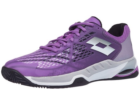 Scarpe Lotto Mirage 100 Viola Argento Donna TERRA BATTUTA