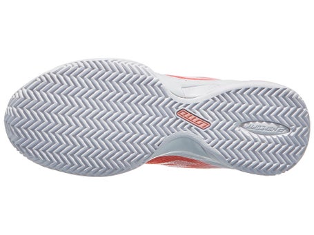 Chaussures Femme Lotto Mirage 300 White Peach TERRE BATTUE