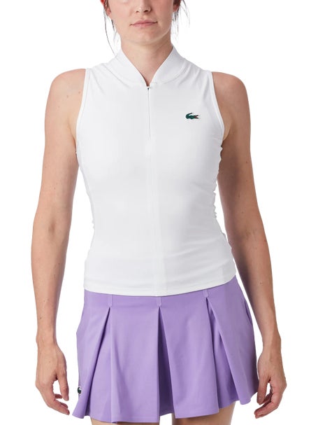 Lacoste Womens Sleeveless Polo