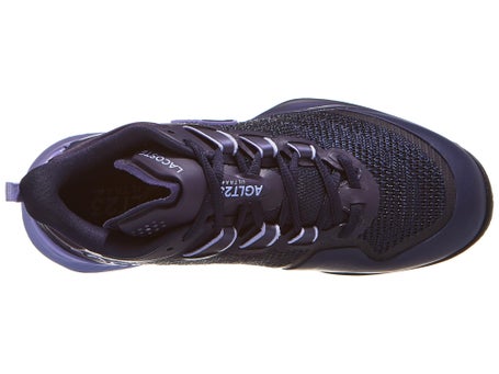 Chaussures Femme Lacoste AG LT 23 Ultra Navy Purple TERRE BATTUE