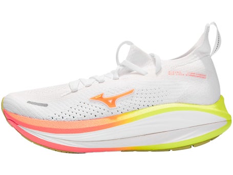 Mizuno Neo Vista 3\Womens Shoes\White/Flamingo Coral