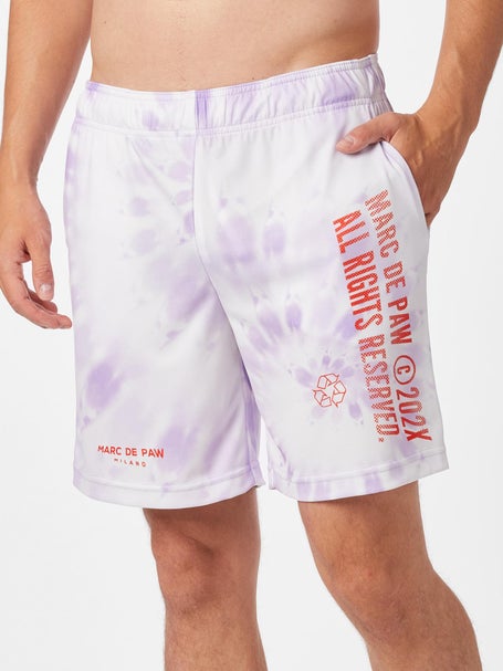 Marc De Paw Mens Tie-Dye Lavender 7 Short
