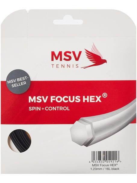 MSV Focus HEX 1.23mm Tennissaite 12.2m Set