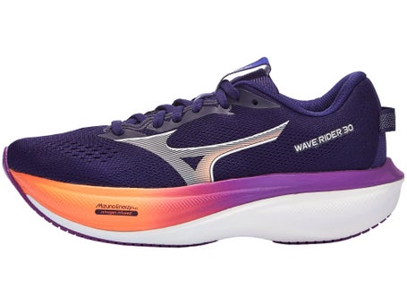 Mizuno Wave Rider 30\Womens Shoes\Rhodonite/White/Fire