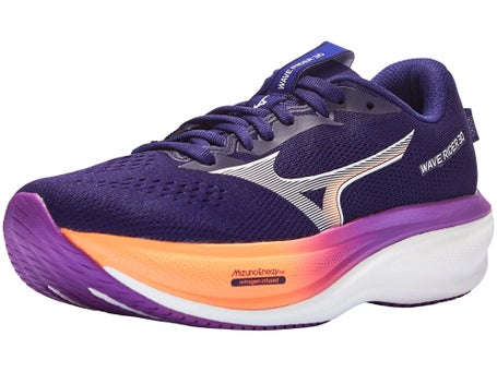Mizuno Wave Rider 30\Womens Shoes\Rhodonite/White/Fire
