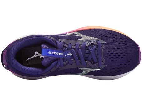 Mizuno Wave Rider 30\Womens Shoes\Rhodonite/White/Fire