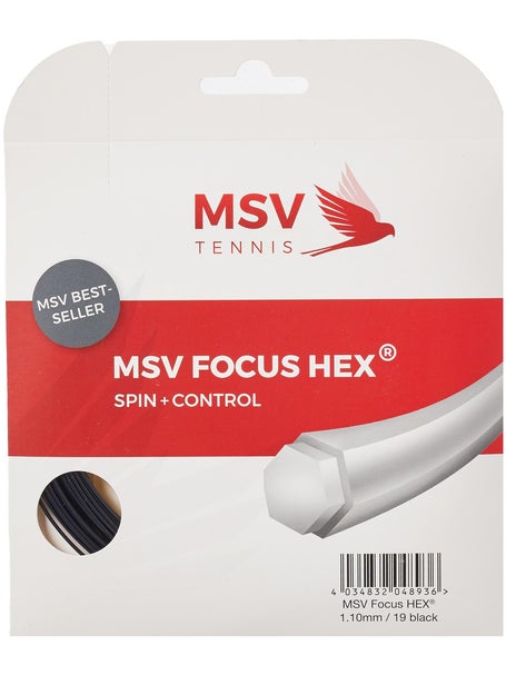 MSV Focus HEX 1.10mm Tennissaite 12.2m Set