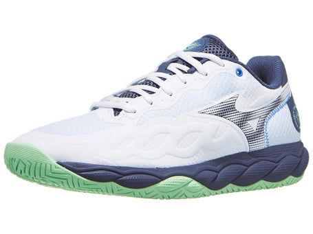 Mizuno Wave Enforce Court AC\Wht/Mint/Indigo Men Shoes