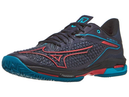 Scarpe Mizuno Wave Exceed Tour 6 Salute Hibis Blu Uomo TERRA BATTUTA