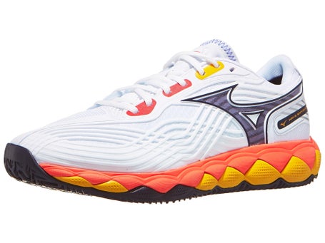 Mizuno Wave Enforce Tour 2 Clay\Wht/Blue/Coral Men Shoe