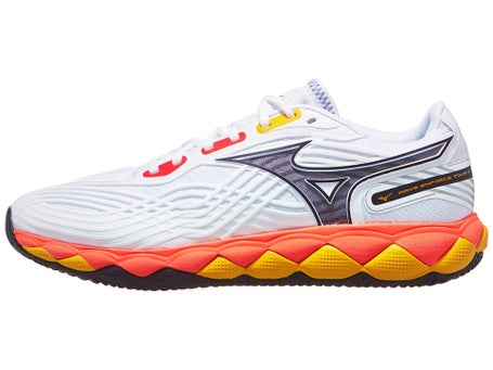 Mizuno Wave Enforce Tour 2 Clay\Wht/Blue/Coral Men Shoe