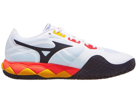 Mizuno Wave Enforce Tour 2 Clay\Wht/Blue/Coral Men Shoe