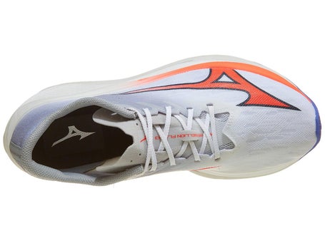 Mizuno Wave Rebellion Flash 3\Mens Shoes\White/Coral