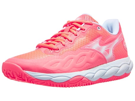 Mizuno Wave Enforce Court Clay\Coral/White Women Shoe