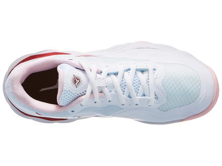 Scarpe Mizuno Wave Enforce Court Bianco Rosa Donna TERRA BATTUTA