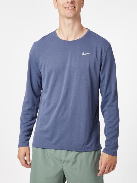 Nike Herren Herbst Dri Fit Miler Training Langarmtop