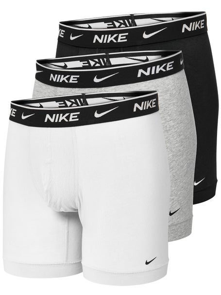 Nike Men's Boxer Brief 3-Pack Black/Grey/White Running