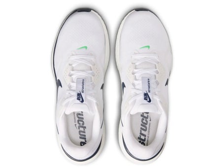 Nike Structure 26\Mens Shoes/White/Midnight Navy Green
