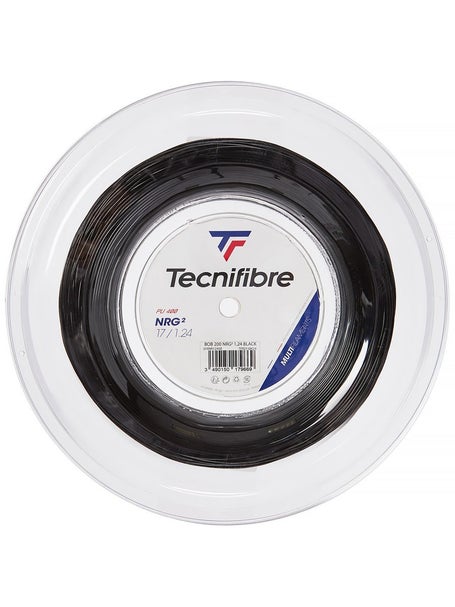 Tecnifibre NRG2 Black 1.24mm Tennissaite 200m Rolle