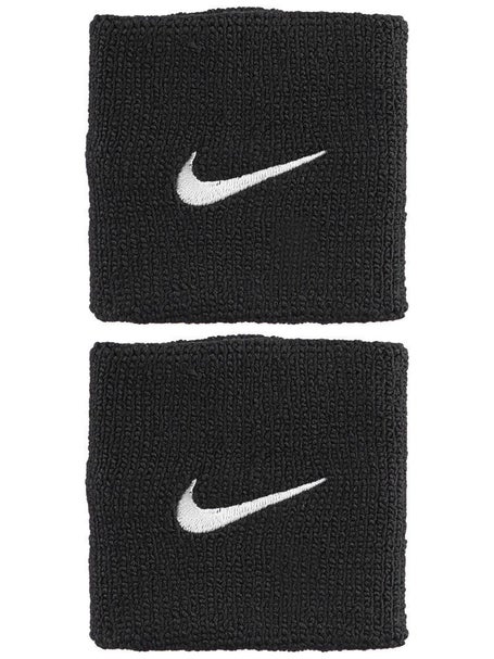 Nike Swoosh Singlewide Wristbands Black