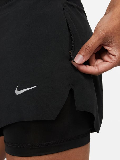 Short Nike Running 2-en-1 Noir pour Femme