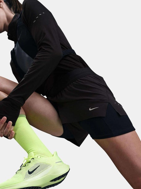 Short Femme 2-en-1 Nike Dri-FIT Mid-Rise Running Running