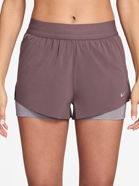 Short Femme 2 en 1 Nike Dri FIT Mid Rise Running