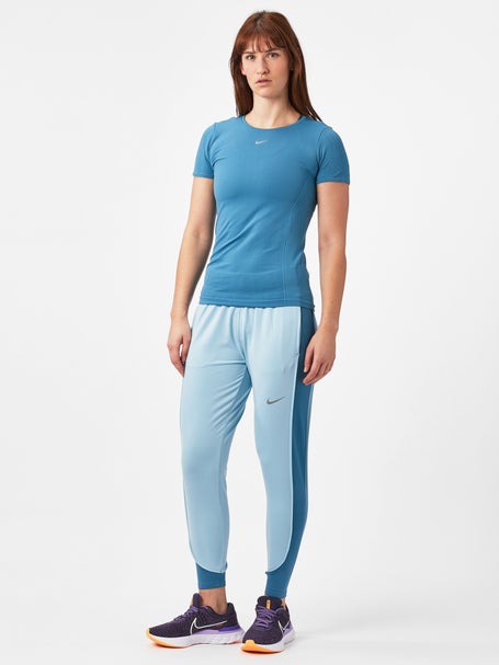 Nike Women's Small Therma-FIT Essential Warm Running Pants Light Blue Size  M NWT