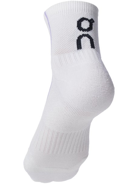 ON Mid Court Tennis Socks White/Bloom