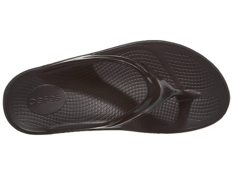 Chanclas de recuperación mujer Oofos OOlala Luxe Recovery Negro