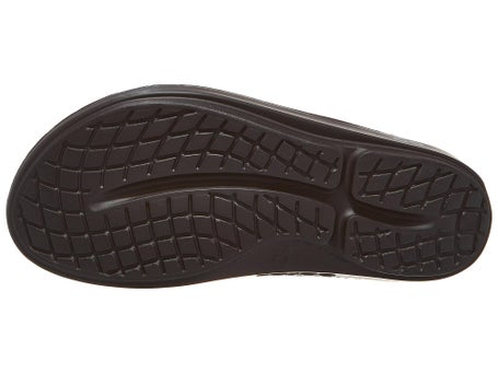 Chanclas de recuperación mujer Oofos OOlala Luxe Recovery Negro