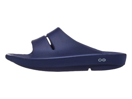 Oofos OOahh Herren Regenerations Sandale Marineblau