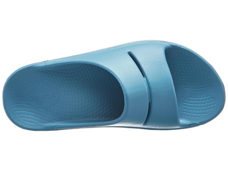 Oofos OOahh\Womens Recovery Slide\Ocean Blue