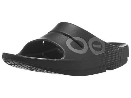 Ciabatte da recupero Oofos OOahh Sport Black Matrix Unisex