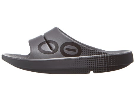 Chanclas de recuperación unisex Oofos OOahh Sport Matrix Slate