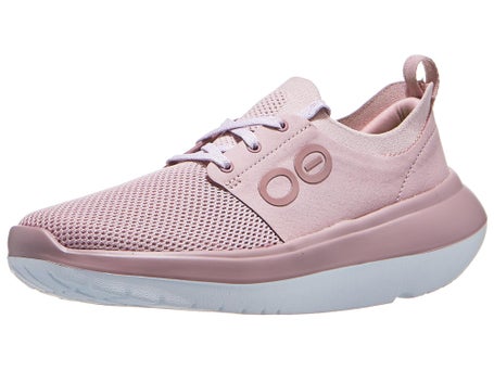 Oofos OOmy Stride\Womens Recovery Shoes\White/Stardust