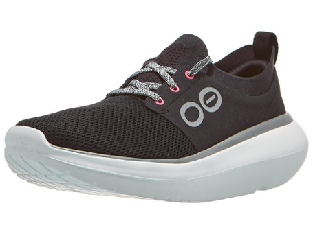 Oofos Oomy Stride\Womens Recovery Shoes\White/Black