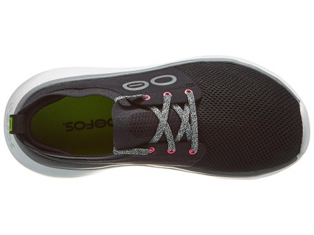 Oofos Oomy Stride\Womens Recovery Shoes\White/Black