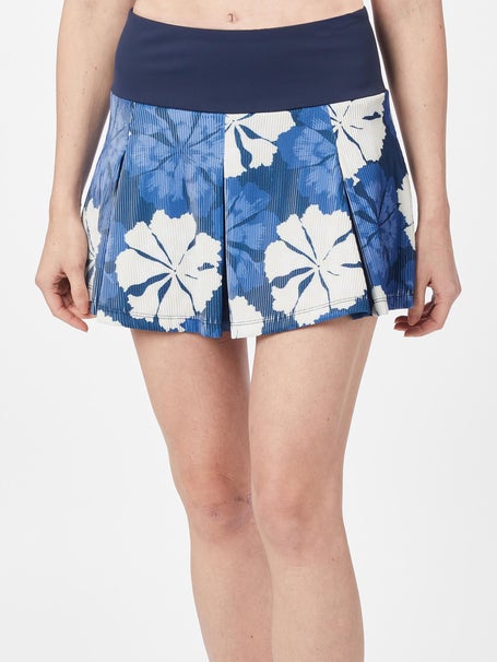 Original Penguin Damen Fuji Floral Ribbed Tennisrock