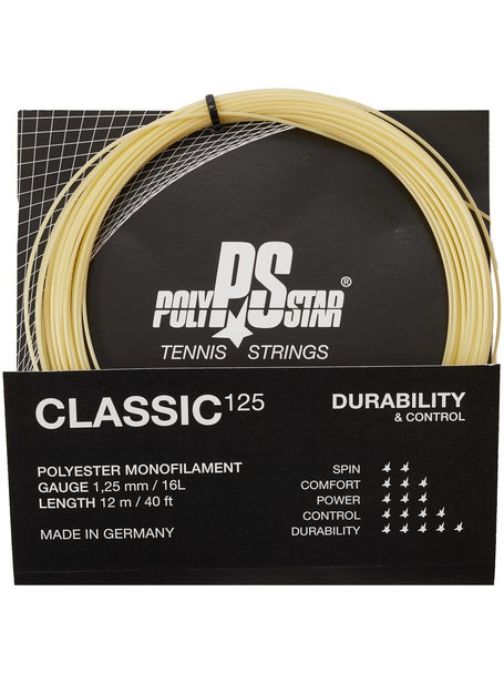 Polystar Classic 1.25mm Tennissaite 12m Set