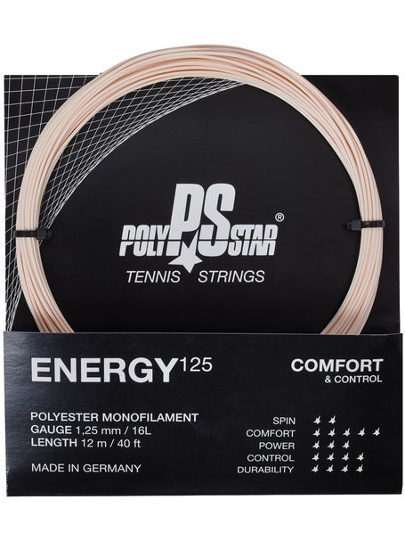 Polystar Energy 1.25mm Tennissaite 12m Set