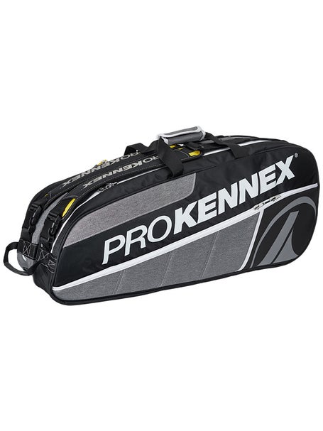 ProKennex 6er Thermo Tennistasche Schwarz Grau
