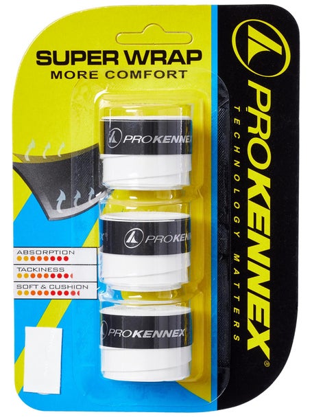 ProKennex Super Wrap Overgrip White 3 pack