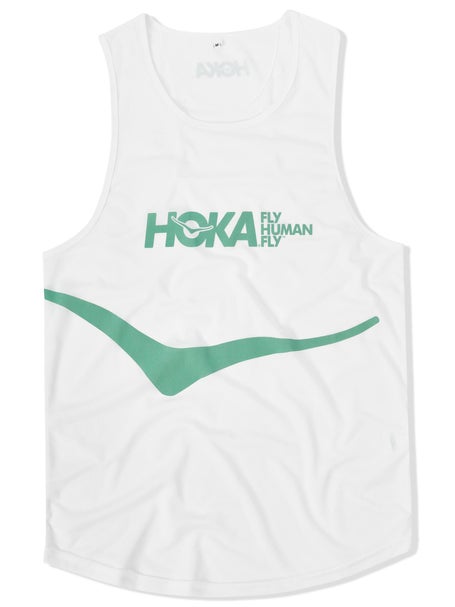 Canotta Hoka Unisex Bianco