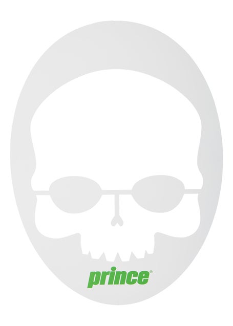 Prince Tennis Plastic Stencil Skull