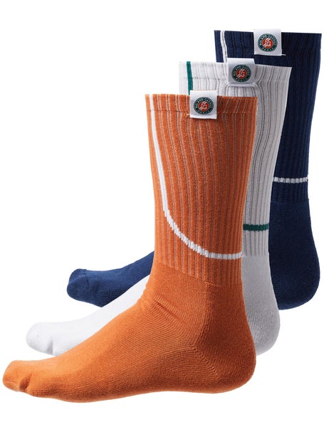 Roland Garros 3-Pack Sport Socks